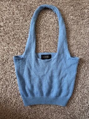 2 for $10 Powder Blue Knit Halter Top